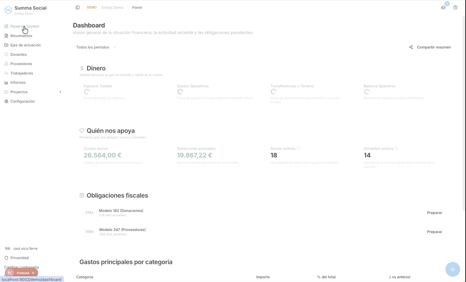 Vídeo de dashboard de control i visibilitat a Summa Social